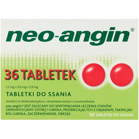 Neo-angin Tabletki do ssania 36 sztuk