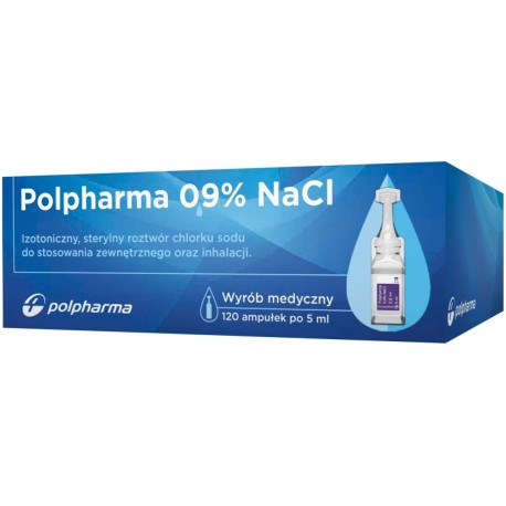 Polpharma 0,9% NaCl 5 ml x 120 amp.