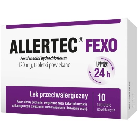 Allertec Fexo 120 mg x 10 tabl.