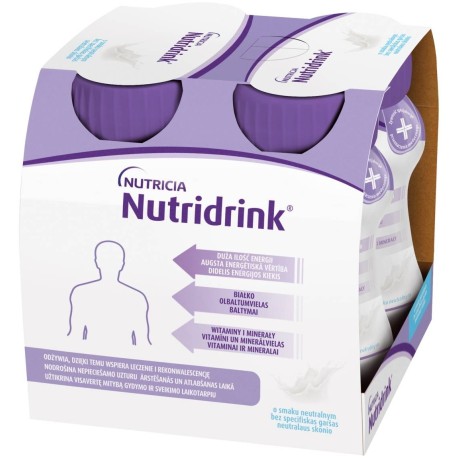 Nutridrink Żywność specjalnego przeznaczenia medycznego neutralny 500 ml (4 x 125 ml)