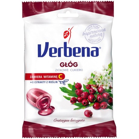 Verbena Ziołowe cukierki głóg 60 g