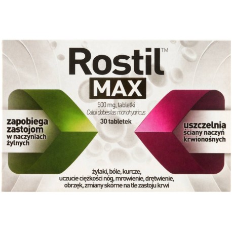 Rostil Max 500 mg Tabletki 30 sztuk