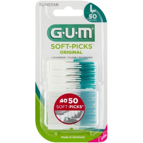 GUM Soft-Picks Gumowa szczoteczka międzyzębowa L 50 sztuk