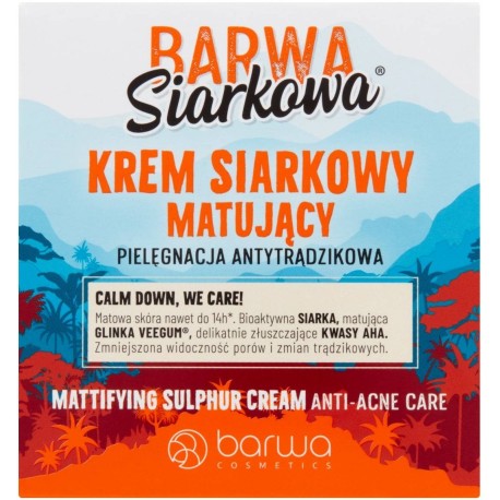  Barwa Siarkowa Krem siarkowy matujący 50 ml