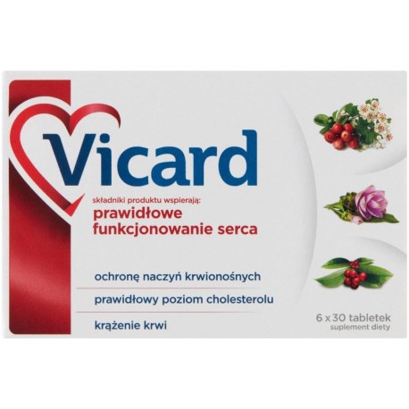 Vicard Suplement diety 6 x 30 sztuk