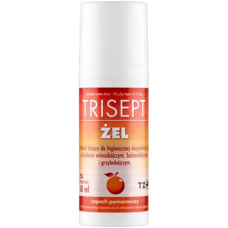 Trisept Żel zapach pomarańczowy 50 ml