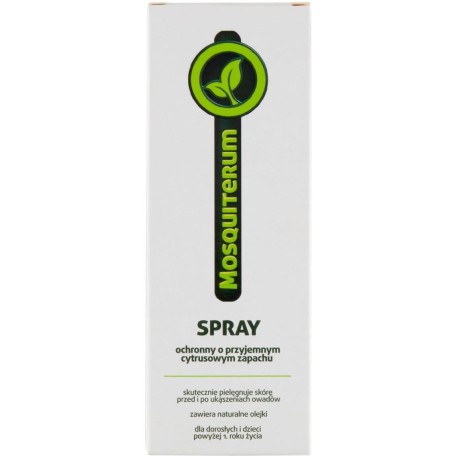 Mosquiterum Spray ochronny o przyjemnym cytrusowym zapachu 100 ml