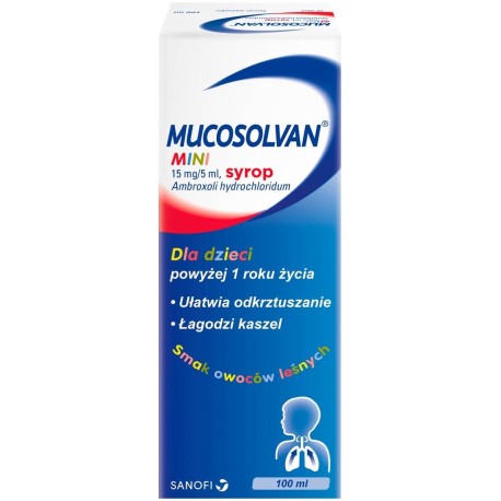 Sanofi Mucosolvan Mini Syrop smak owoców leśnych 100 ml