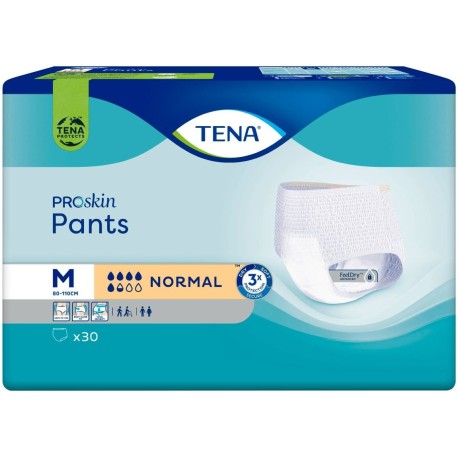 TENA ProSkin Pants Normal Wyrób medyczny majtki chłonne M 30 sztuk