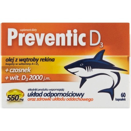 Preventic D3 Suplement diety 60 sztuk