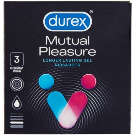 Durex Mutual Pleasure Prezerwatywy 3 sztuki