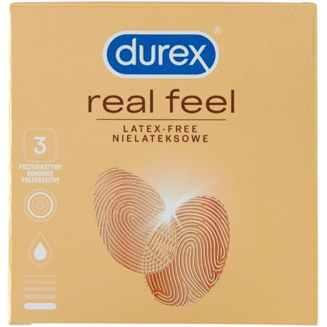 Durex Real Feel Prezerwatywy nielateksowe 3 sztuki
