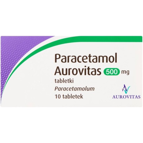 Paracetamol Aurovitas Tabletki 10 sztuk