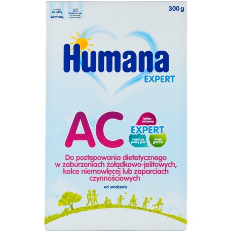 Humana Expert AC Żywność specjalnego przeznaczenia medycznego od urodzenia 300 g