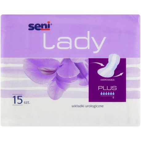 Seni Lady Plus Wyrób medyczny wkładki urologiczne 15 sztuk