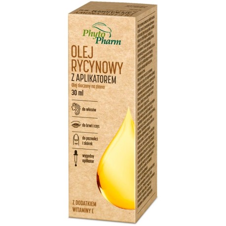 Olej rycynowy z aplikatorem 30 ml