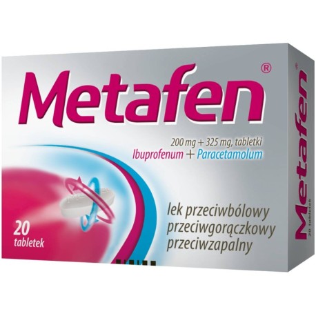 Metafen (200 mg + 325 mg) x 20 tabl.