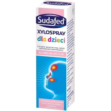 Sudafed Xylospray dla dzieci Aerozol do nosa 10 ml