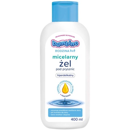 Bambino Rodzina Micelarny żel pod prysznic 400 ml