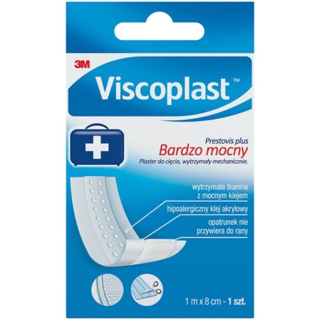 Viscoplast Prestovis Plus Plaster do cięcia bardzo mocny 1 m x 8 cm