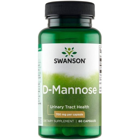 Swanson Suplement diety d-mannoza 700 mg 56 g (60 sztuk)