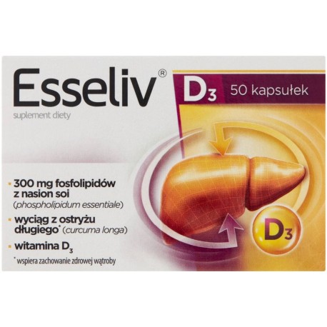 Esseliv D₃ Suplement diety 50 sztuk