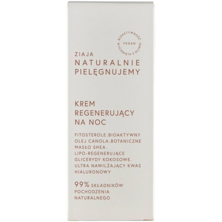 Ziaja Naturalnie pielęgnujemy Krem regenerujący na noc 50 ml