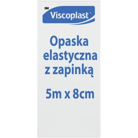 Viscoplast Opaska elastyczna z zapinką 5 m x 8 cm