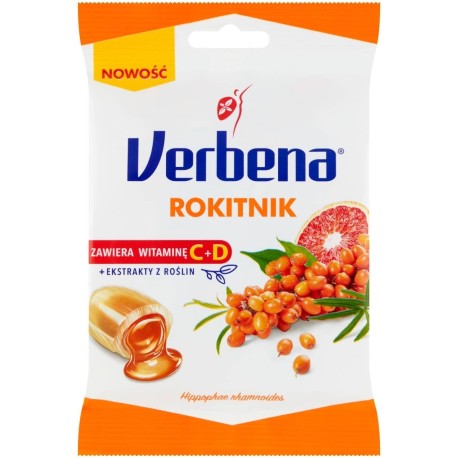 Verbena Ziołowe cukierki rokitnik 60 g