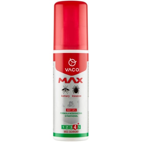 Vaco Max Płyn na komary kleszcze i meszki 80 ml