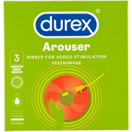 Durex Arouser Prezerwatywy 3 sztuki