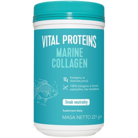 Vital Proteins Marine Collagen Suplement diety smak neutralny 221 g