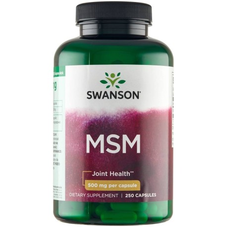 Swanson Suplement diety MSM 500 mg 188 g (250 sztuk)