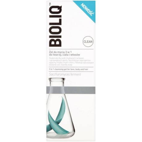 Bioliq Clean Żel do mycia 3 w 1 do twarzy ciała i włosów 180 ml