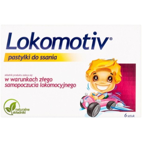 Lokomotiv Pastylki do ssania 15 g (6 x 2,5 g)