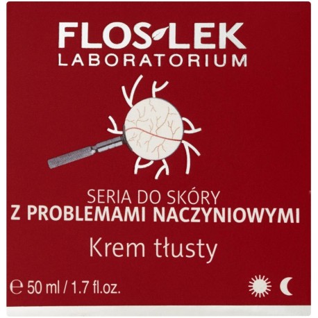 Floslek Laboratorium Seria do skóry z problemami naczyniowymi Krem tłusty 50 ml