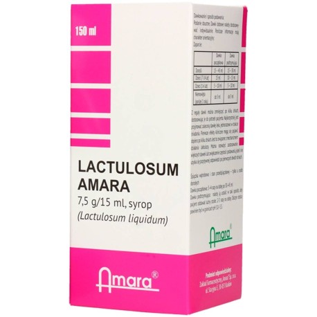 Lactulosum Amara 7,5 g/15 ml Syrop 150 ml