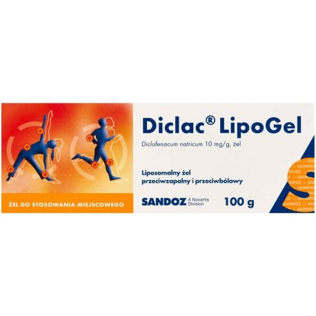 Diclac LipoGel 10 mg Liposomalny żel przeciwzapalny i przeciwbólowy 100 g