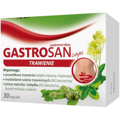 Gastrosan caps Trawienie x 30 kaps.