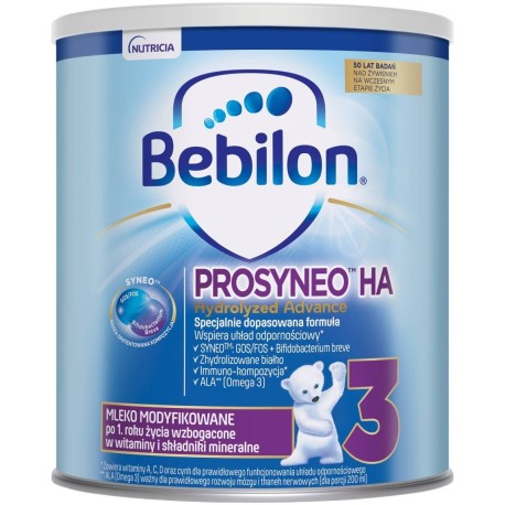 Bebilon Prosyneo HA 3 Mleko modyfikowane po 1. roku 400 g