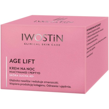 Iwostin Age Lift Krem na noc skóra sucha 40+ 50 ml