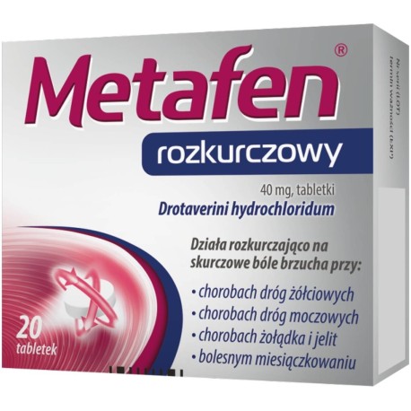 Metafen rozkurczowy 40mg x 20 tabl