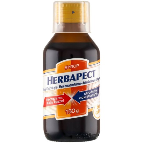 Herbapect 498 mg + 349 mg + 87 mg Syrop 150 g