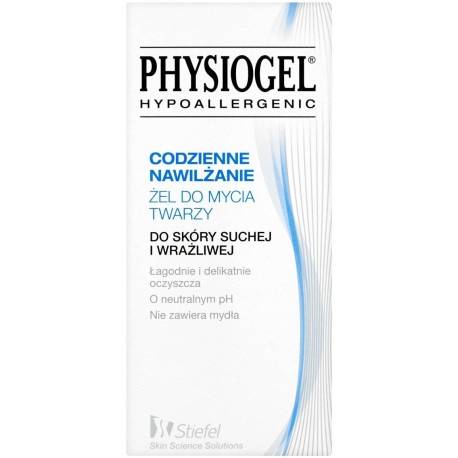 Physiogel Hypoallergenic Codzienne nawilżanie Żel do mycia twarzy 150 ml