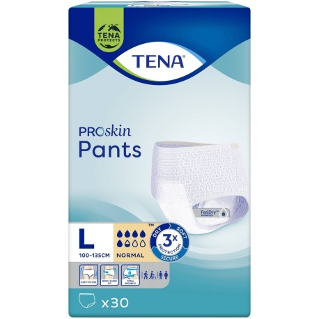 TENA ProSkin Pants Normal Wyrób medyczny majtki chłonne L 30 sztuk