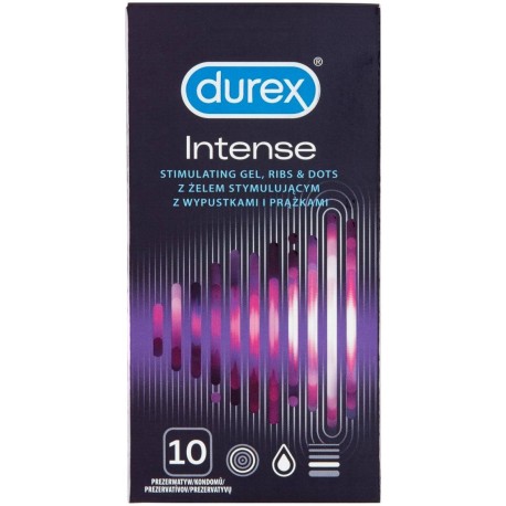 Durex Intense Prezerwatywy 10 sztuk