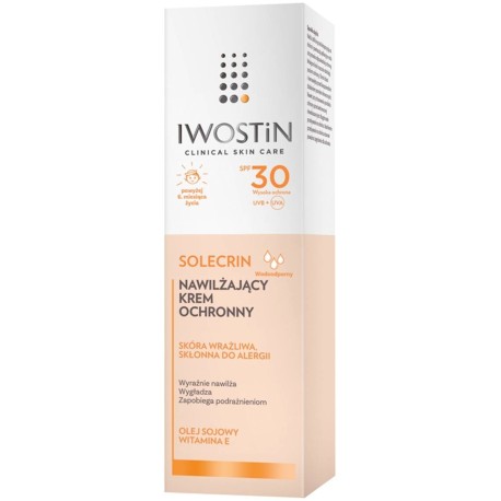 Iwostin Solecrin Nawilżający krem ochronny SPF 30 50 ml