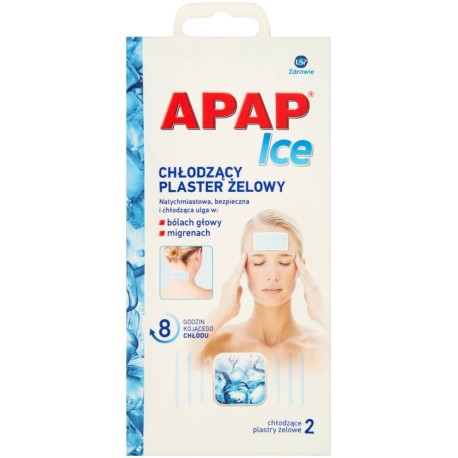 Apap Ice Chłodzący plaster żelowy 2 sztuki