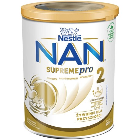 NAN SUPREMEPRO 2 Mleko następne dla niemowląt powyżej 6. miesiąca 800 g