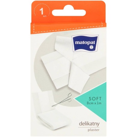 Matopat Soft Plaster delikatny 8 cm x 1 m